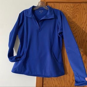 Sport-Tek Blue Quarter Zip Pullover